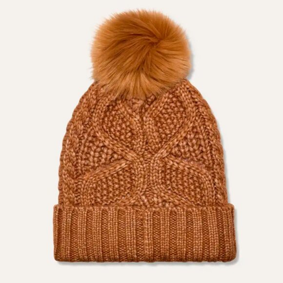💥🇺🇸 UGG Women's Cable Beanie With Pom - Picture 3 of 11